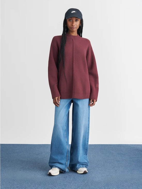 Nike Sweaters - New with tags!!!! Nike Sportswear
Women's Crew-Neck Sweater
Burgundy HV2080-652